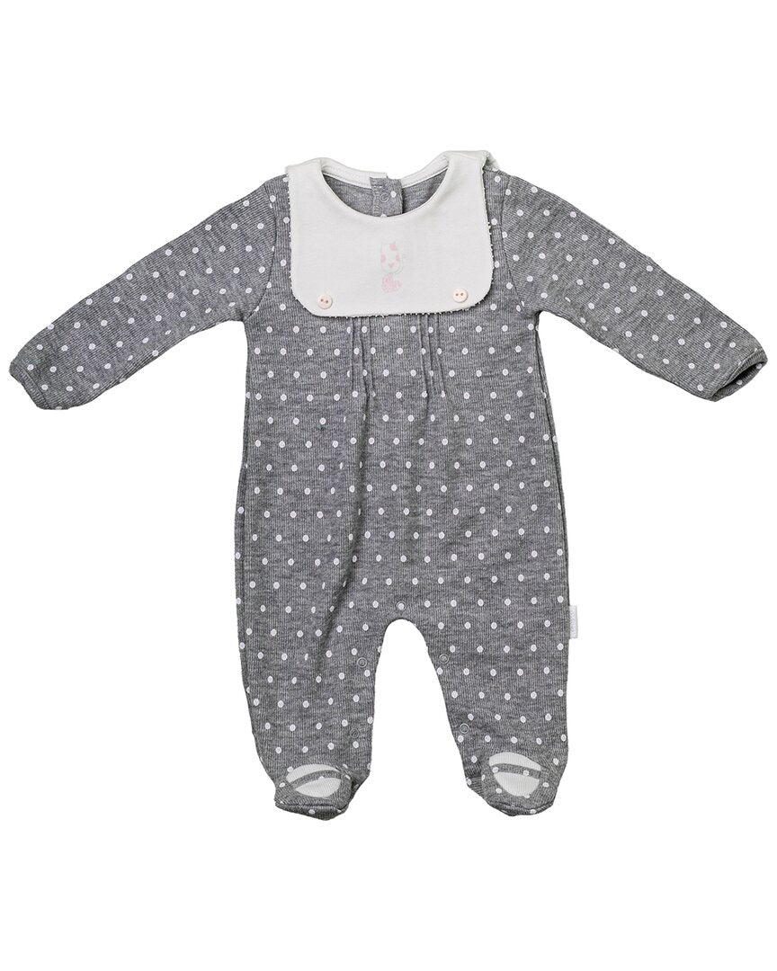 

Andywawa Kitten Polka Dot Детский комбинезон и нагрудник Andy Wawa, серый