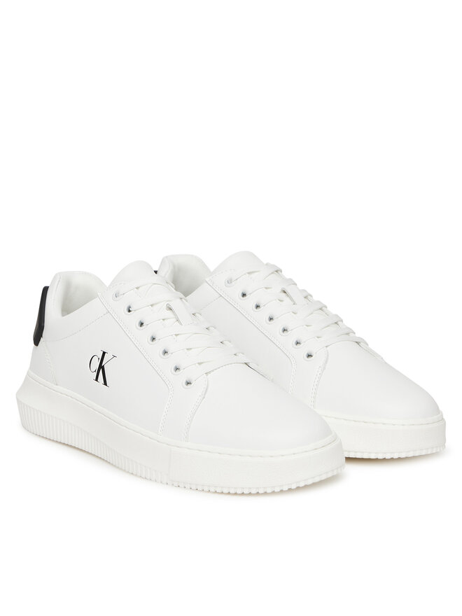 Кроссовки Chunky Cupsole Ru Patch Lth YM0YM01296 Calvin Klein Jeans, белый — фото 2