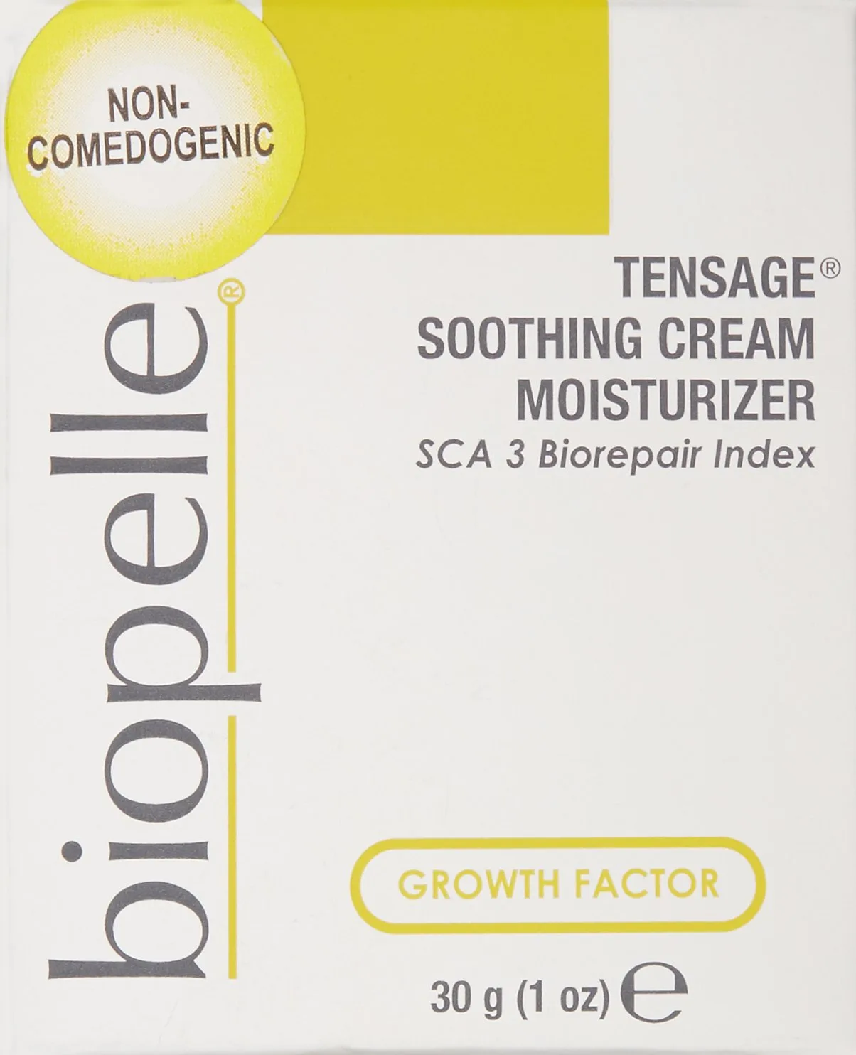 Крем для лица Biopelle — Tensage Growth Factor успокаивающий увлажняющий без масла с SCA 3 Biorepair Index, 30 мл — фото 2