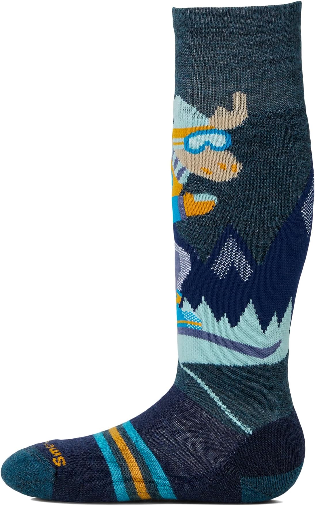 

Носки Smartwool Kids Unisex Wintersport Full Mountain Moose Pattern OTC Socks, Twilight Blue
