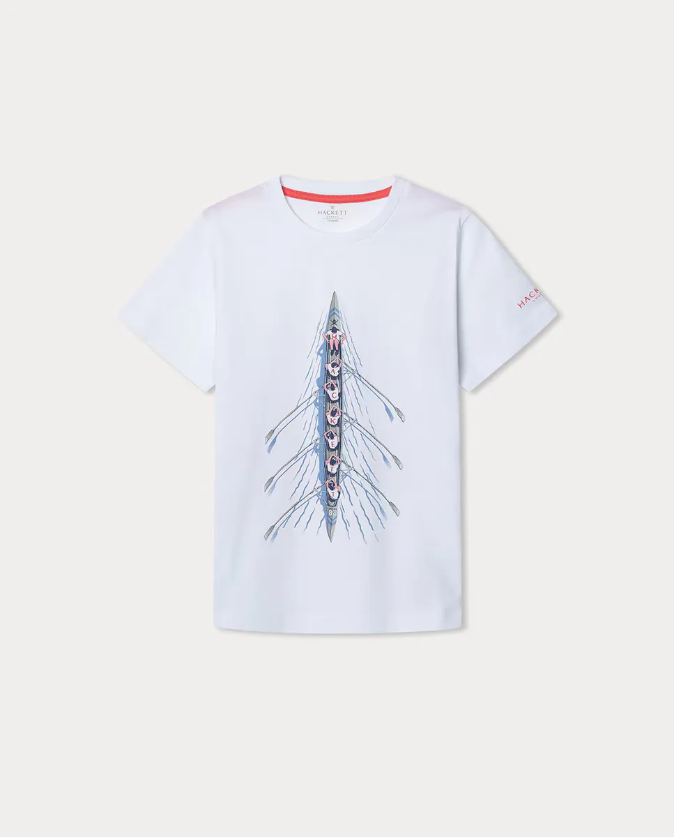 

Детская футболка Hackett Rowing Tee, белый
