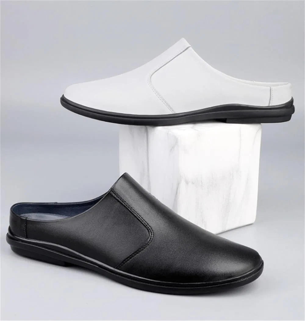 Мужские лоферы Chuuee Mules из кожи, черный CHUUMEE — фото 3
