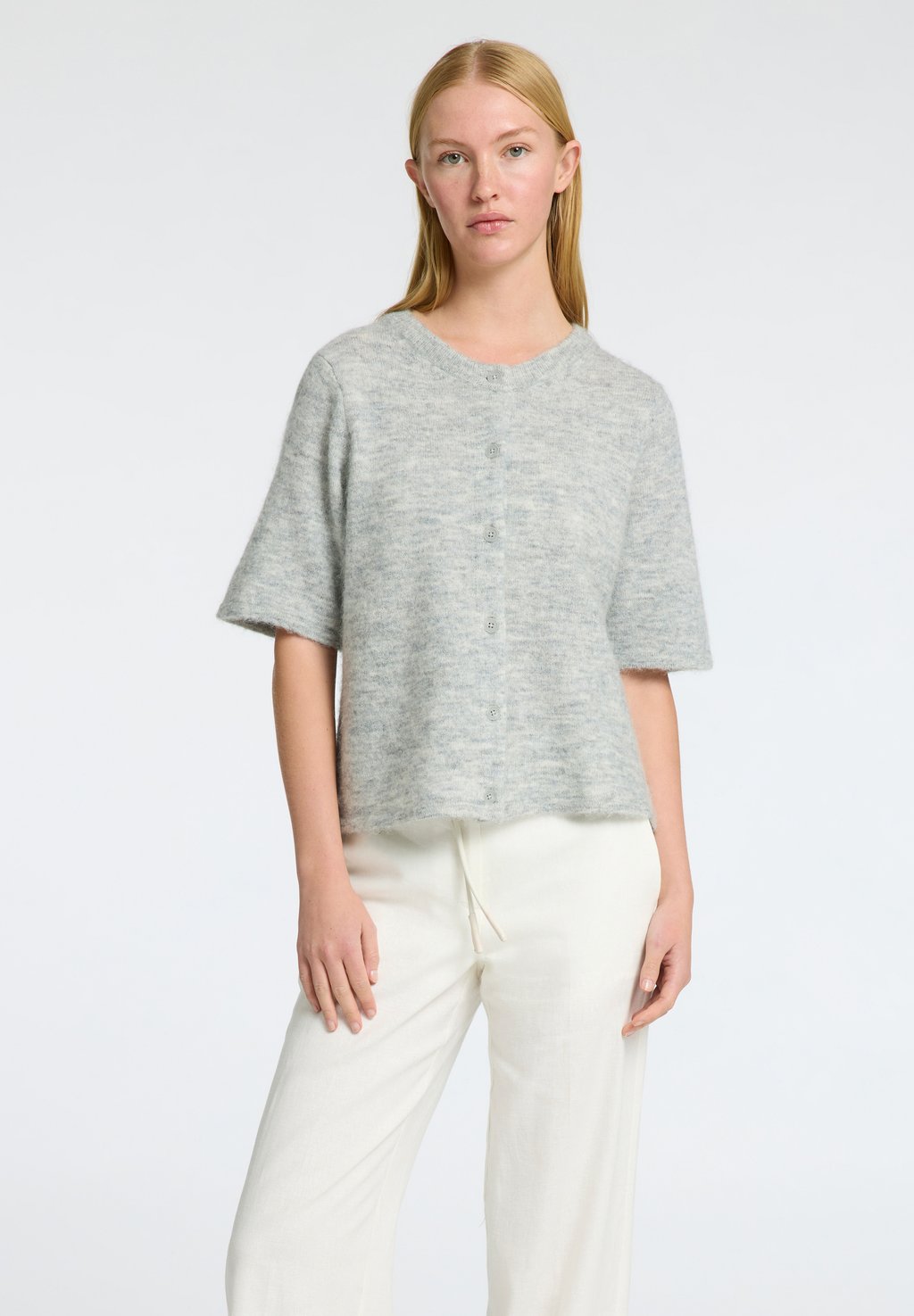 

Кардиган LULU Selected Femme, светло-серый