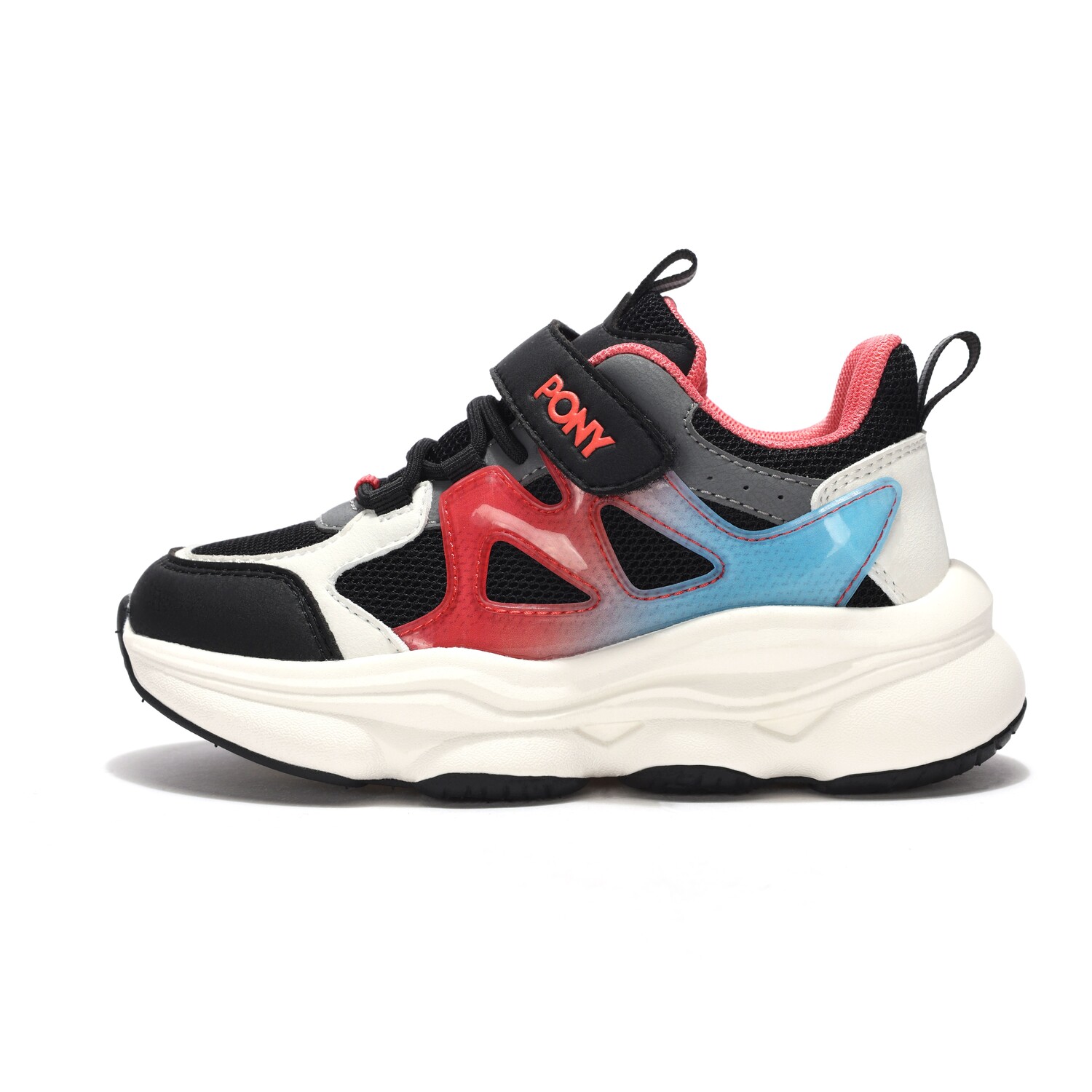 

Кроссовки PONY Modern Kids Lifestyle Shoes Kids Mid-top Black, красный