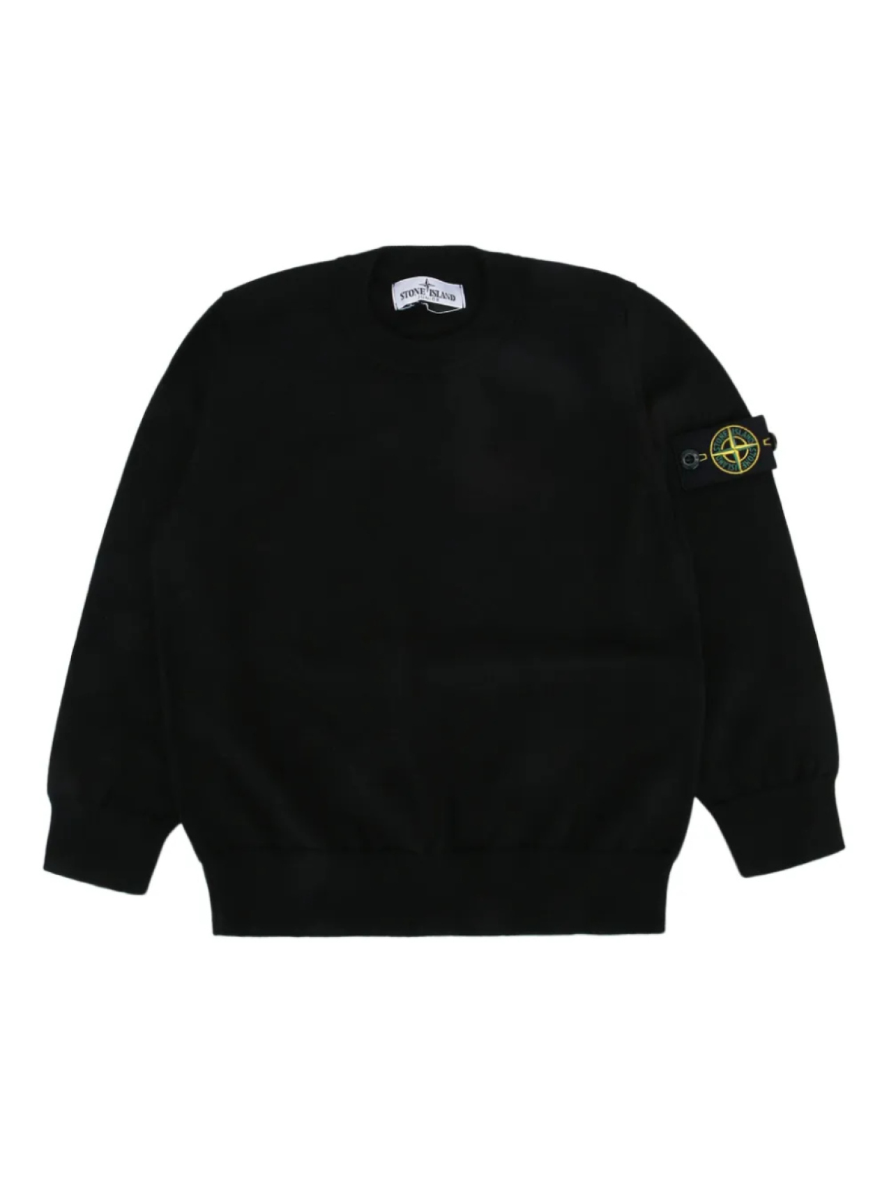 

Толстовка Stone Island Junior CREW NECK, черный