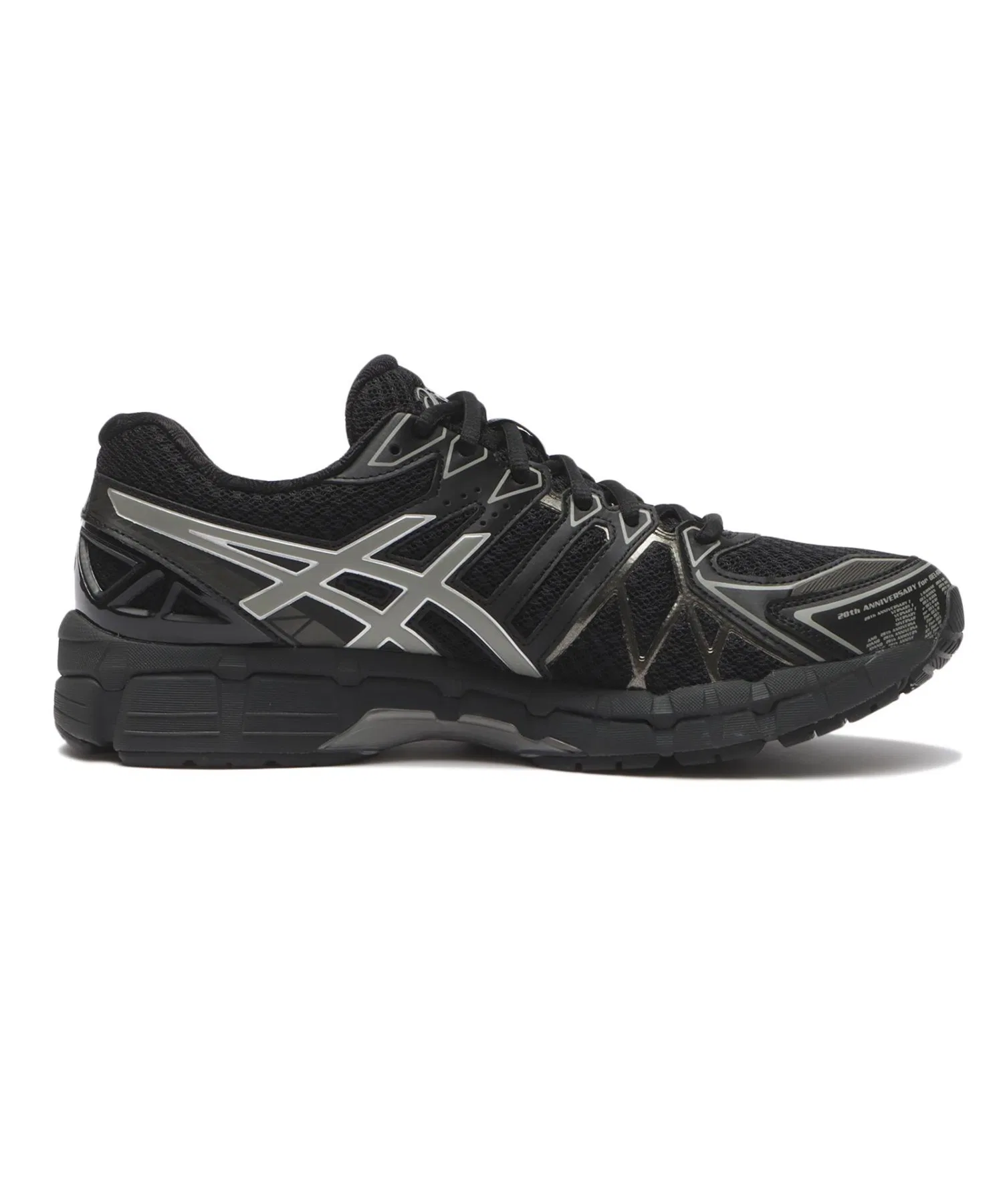 Унисекс кроссовки для бега GEL-KAYANO 20 ASICS чёрные — фото 4