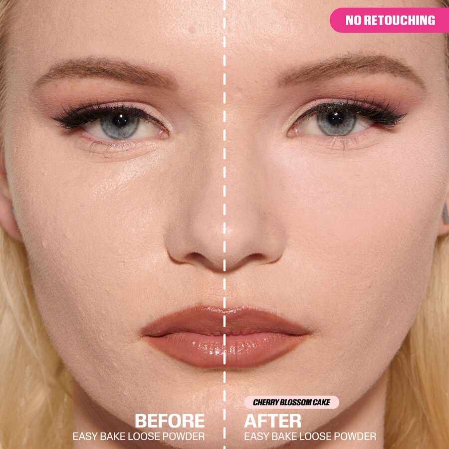 Рассыпчатая фиксирующая пудра Easy Bake Blurring HUDA BEAUTY, 0.21 oz/6 g, Cherry Blossom — фото 2