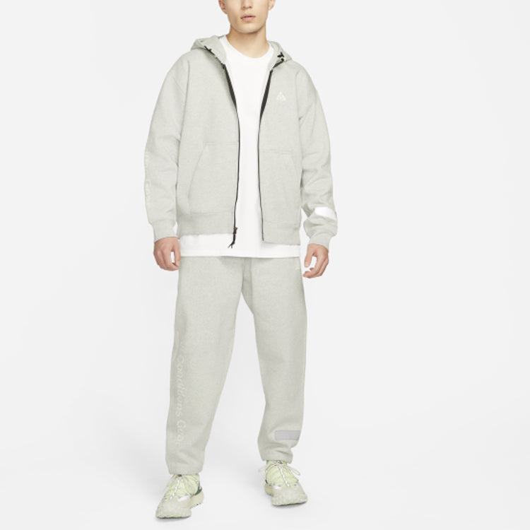 Спортивные брюки Nike Solid Color Casual Sports Long Pants Couple Style Gray DM4247-050, серый — фото 3