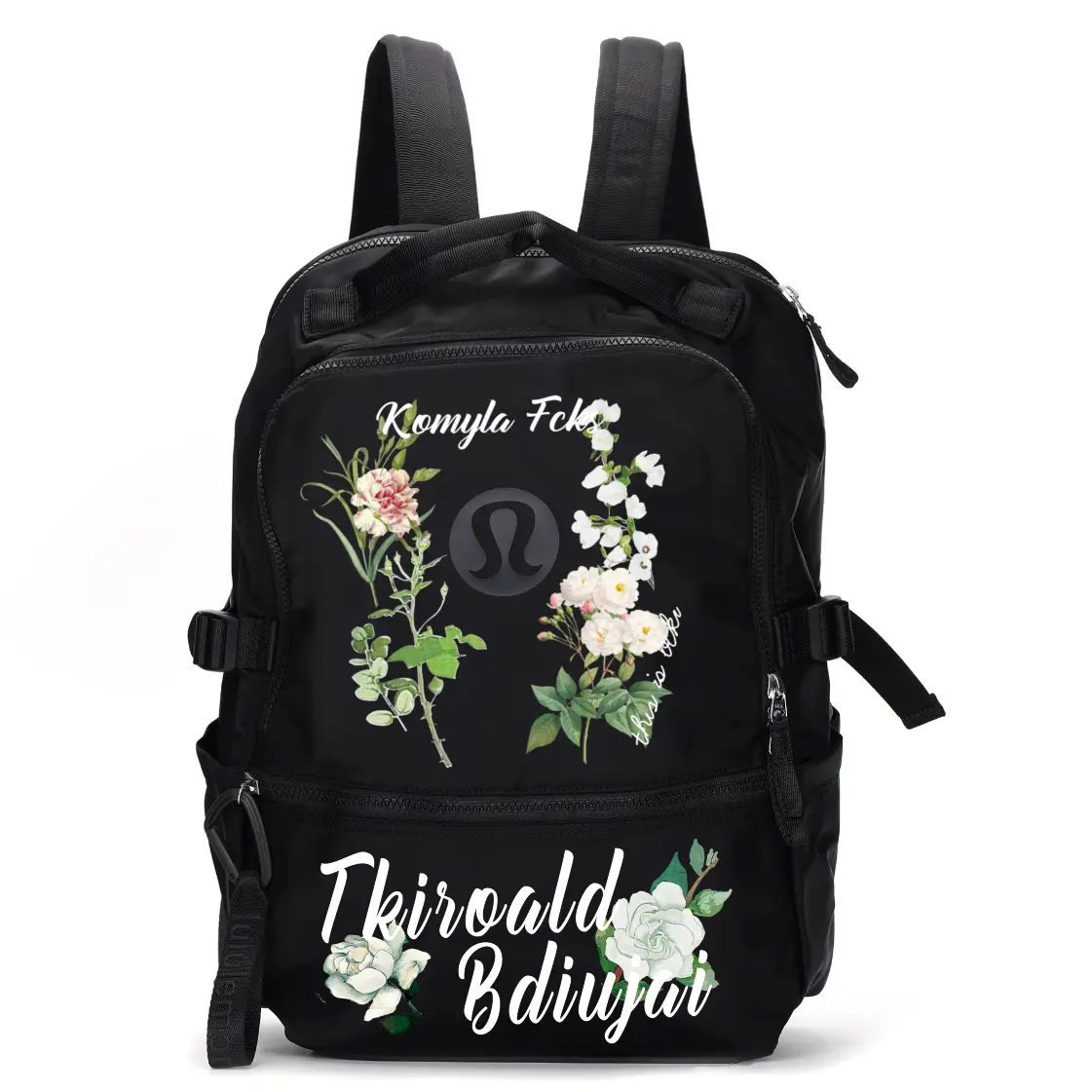 

Lululemon Нейлоновый рюкзак унисекс черный, Black