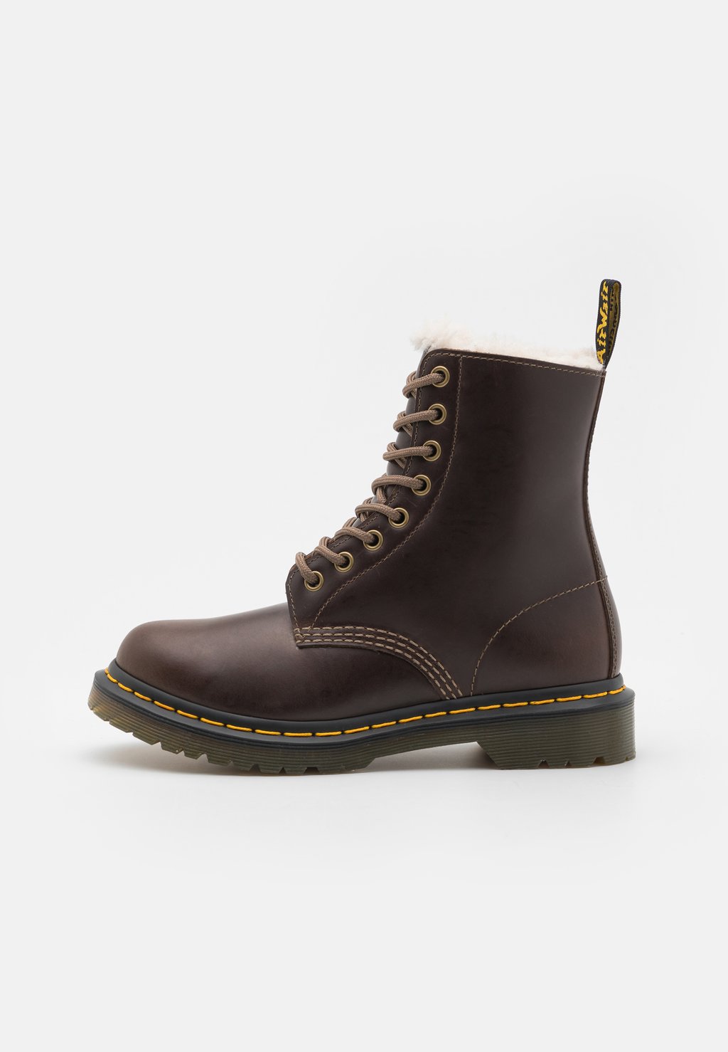 

Ботильоны на шнуровке PASCAL SERENA Dr. Martens, коричневый