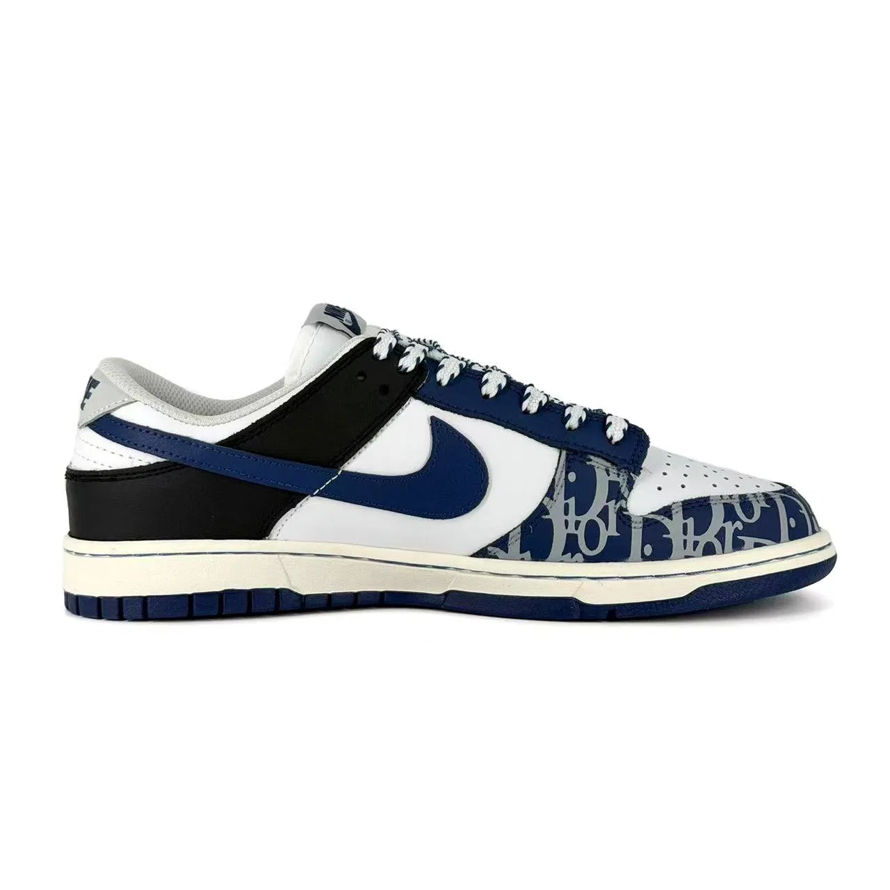 Кроссовки скейтбордические Nike White Blue — фото 3