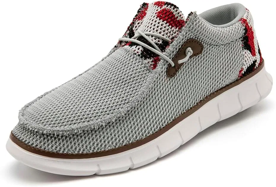 Мужские лоферы повседневные, легкие, EGMPDA, Light Gray Camo