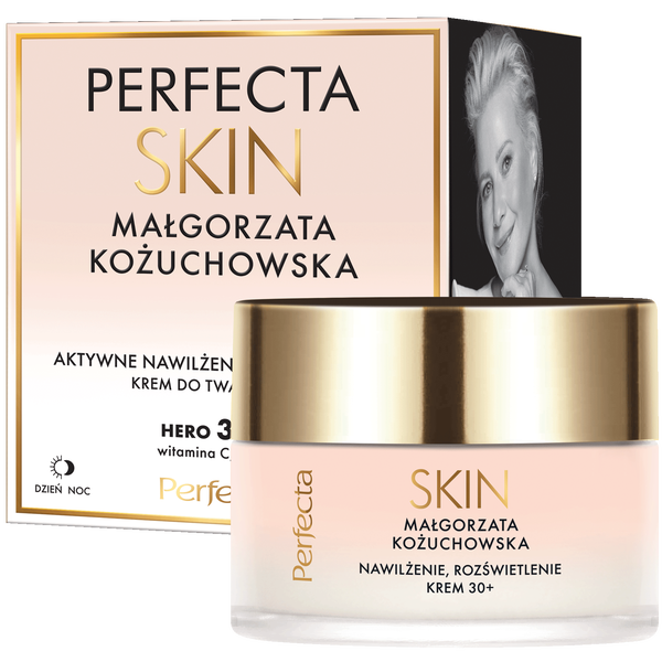 

Увлажняющий и осветляющий крем для лица 30+ для дня и ночи, 50 мл Perfecta Skin małgorzata kożuchowska