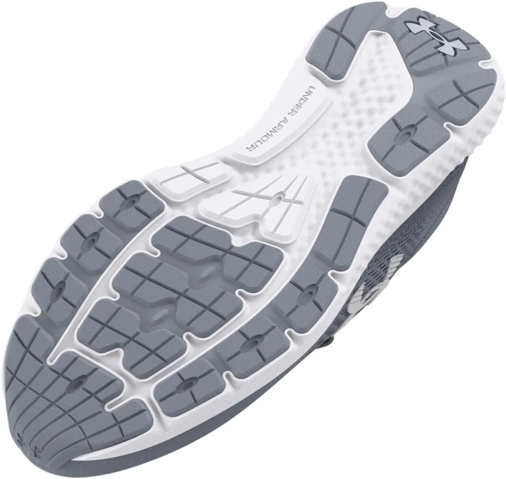 Мужские кроссовки Under Armour Charged Rogue 4 4e, белый/черный — фото 4