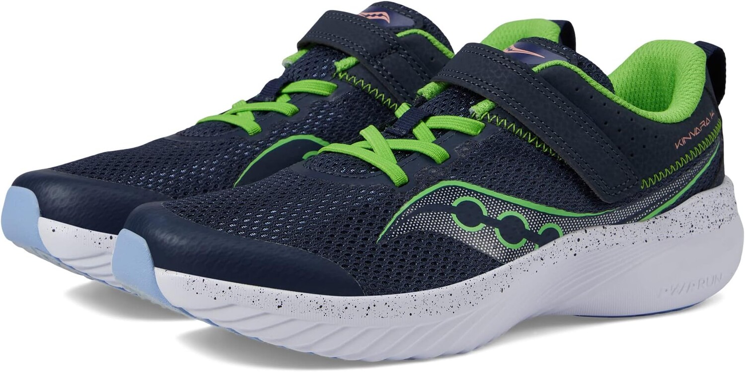 

Кроссовки Saucony Kids Kinvara 14 A/C Sneakers, цвет Navy/Green
