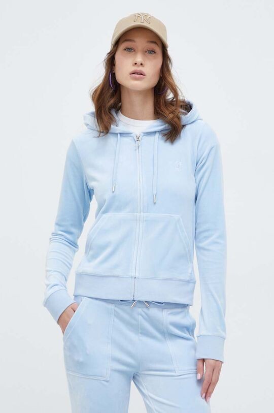 

Бархатная толстовка Juicy Couture, синий