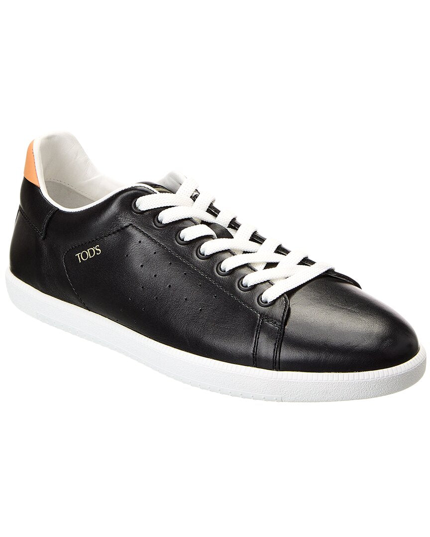 

Кожаные кроссовки TOD TOD's, черный