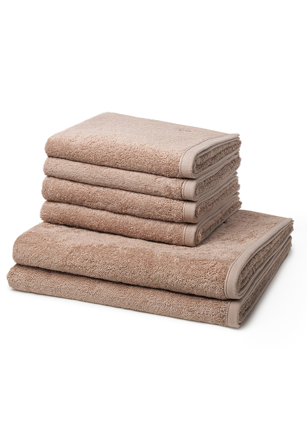 

Полотенце для ванной Ross 4 X 2 X Duschtuch im Set Vita, цвет Cappuccino