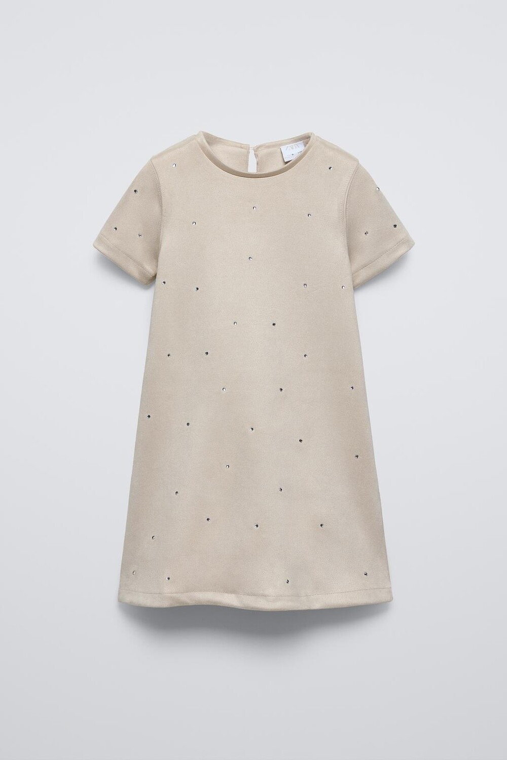 

Платье из искусственной замши ZARA, цвет stone