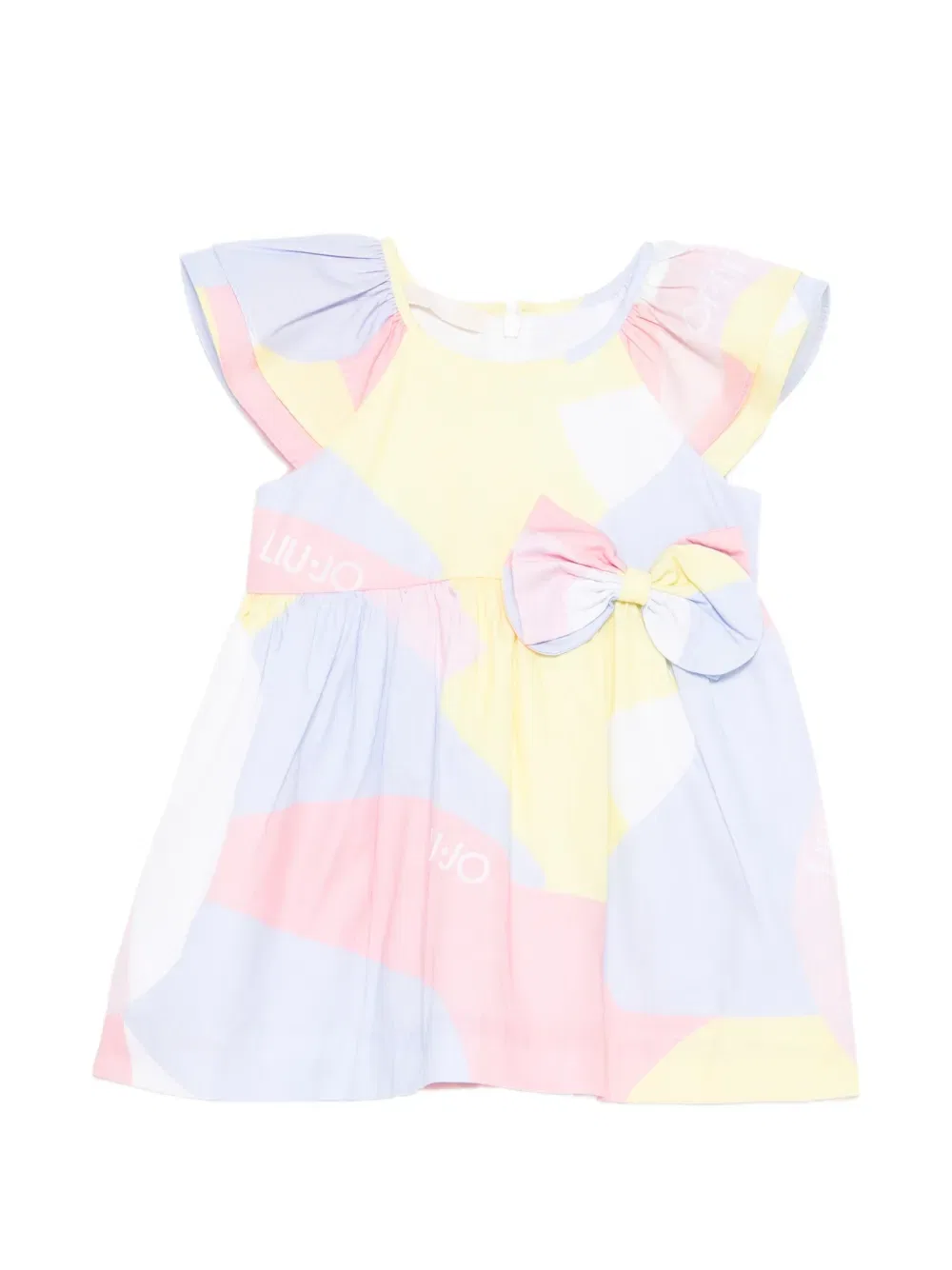 Платье с бантом Liu Jo Kids, желтый