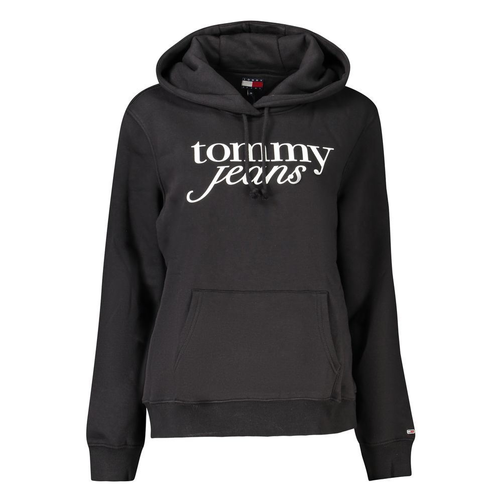 

Черный хлопковый женский свитер Tommy Hilfiger