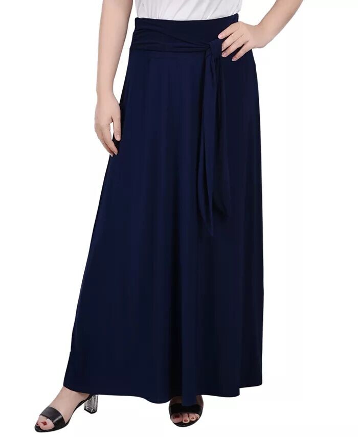 

Женская юбка Missy Maxi с поясом-кушаком NY Collection, синий