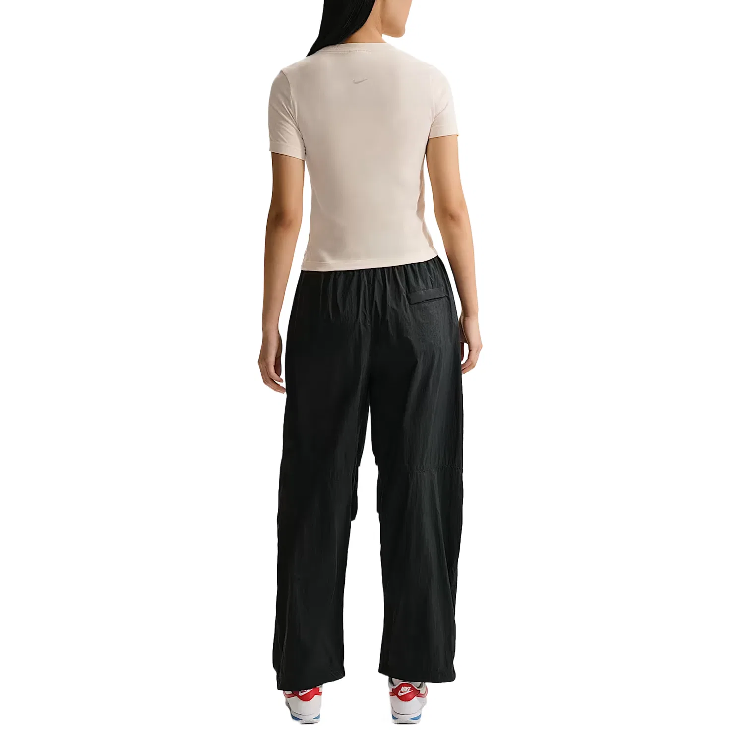 Спортивная футболка Regular T Shirt Women's Nike, Chalk White/Chalk White — фото 3