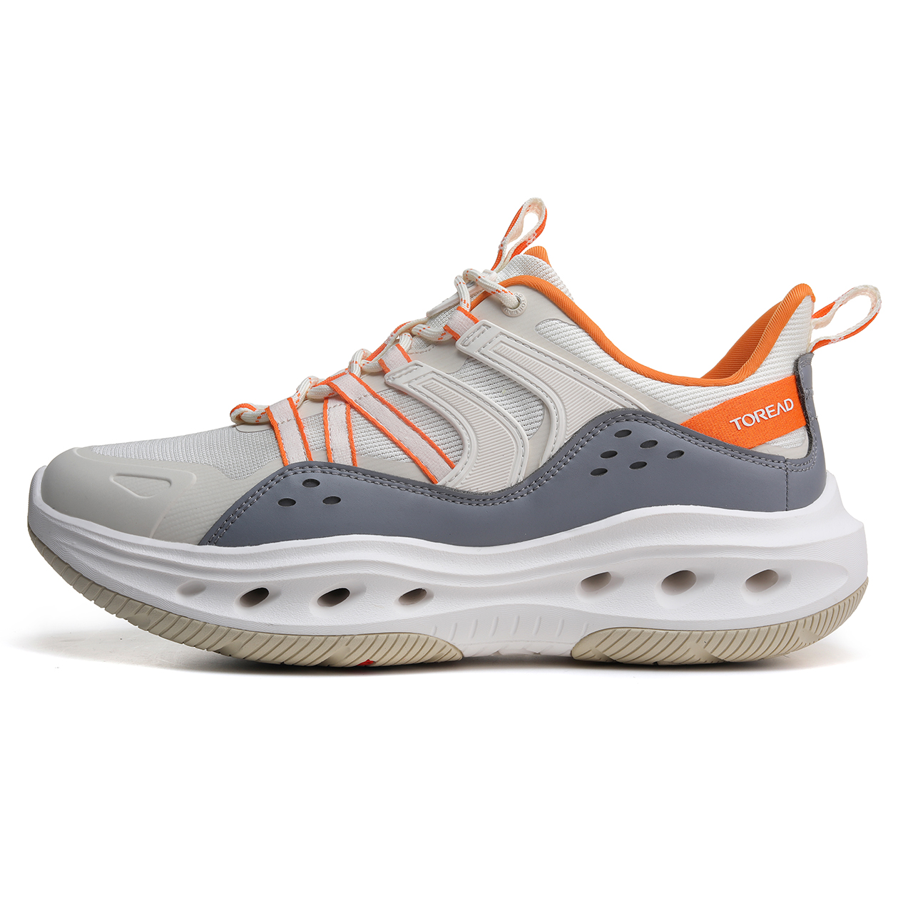 

Нескользящие износостойкие низкие походные ботинки для мужчин TOREAD, Beige Gray