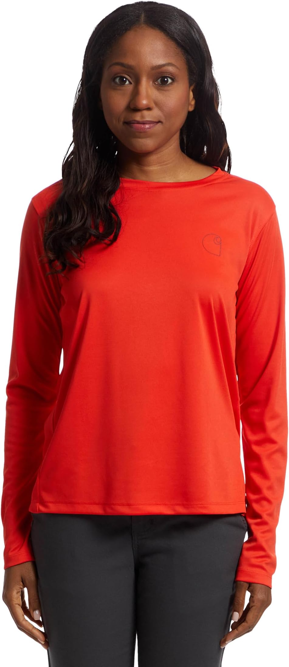 

Футболка Carhartt Force Sun Defender Lightweight Long-Sleeve Graphic T-shirt, цвет Roasted Tomato