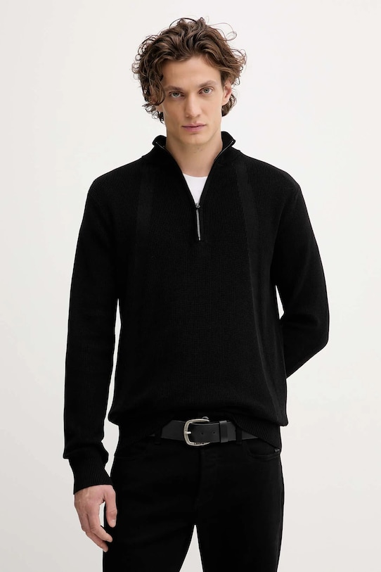 

Хлопковый свитер G-Star, черный