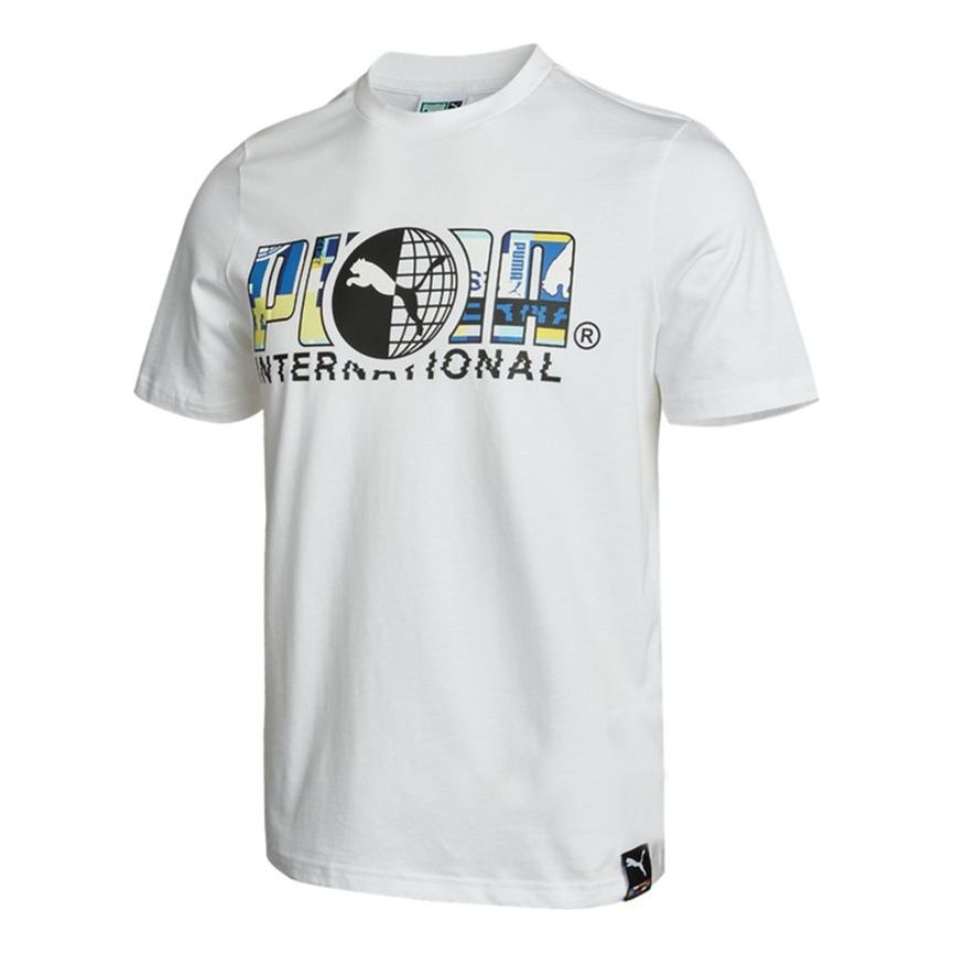 

Футболка PUMA Casual Sports Printing Round Neck Short Sleeve White 532274-52