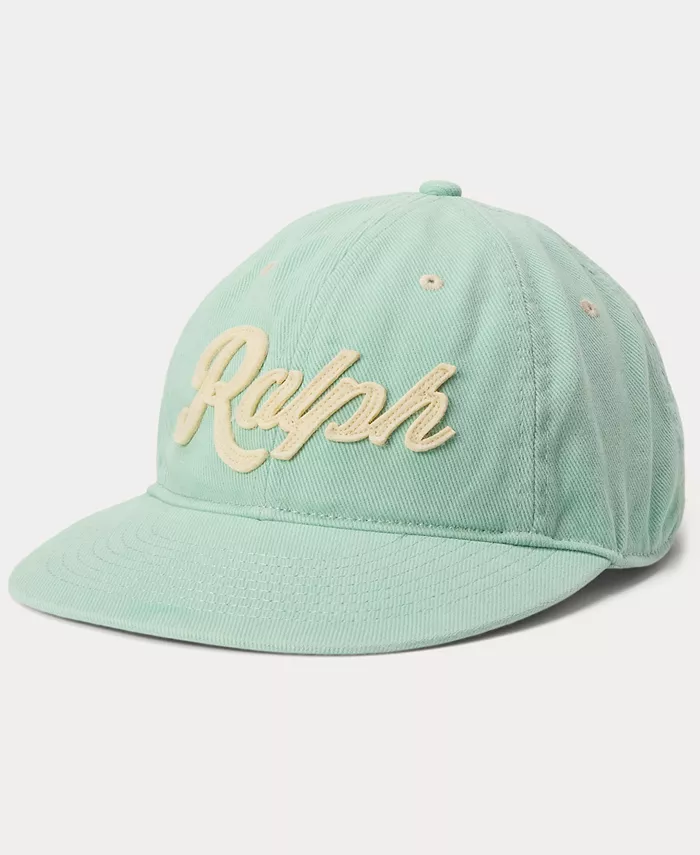 

Женская бейсболка из хлопкового твила с нашивкой-логотипом Polo Ralph Lauren, зеленый