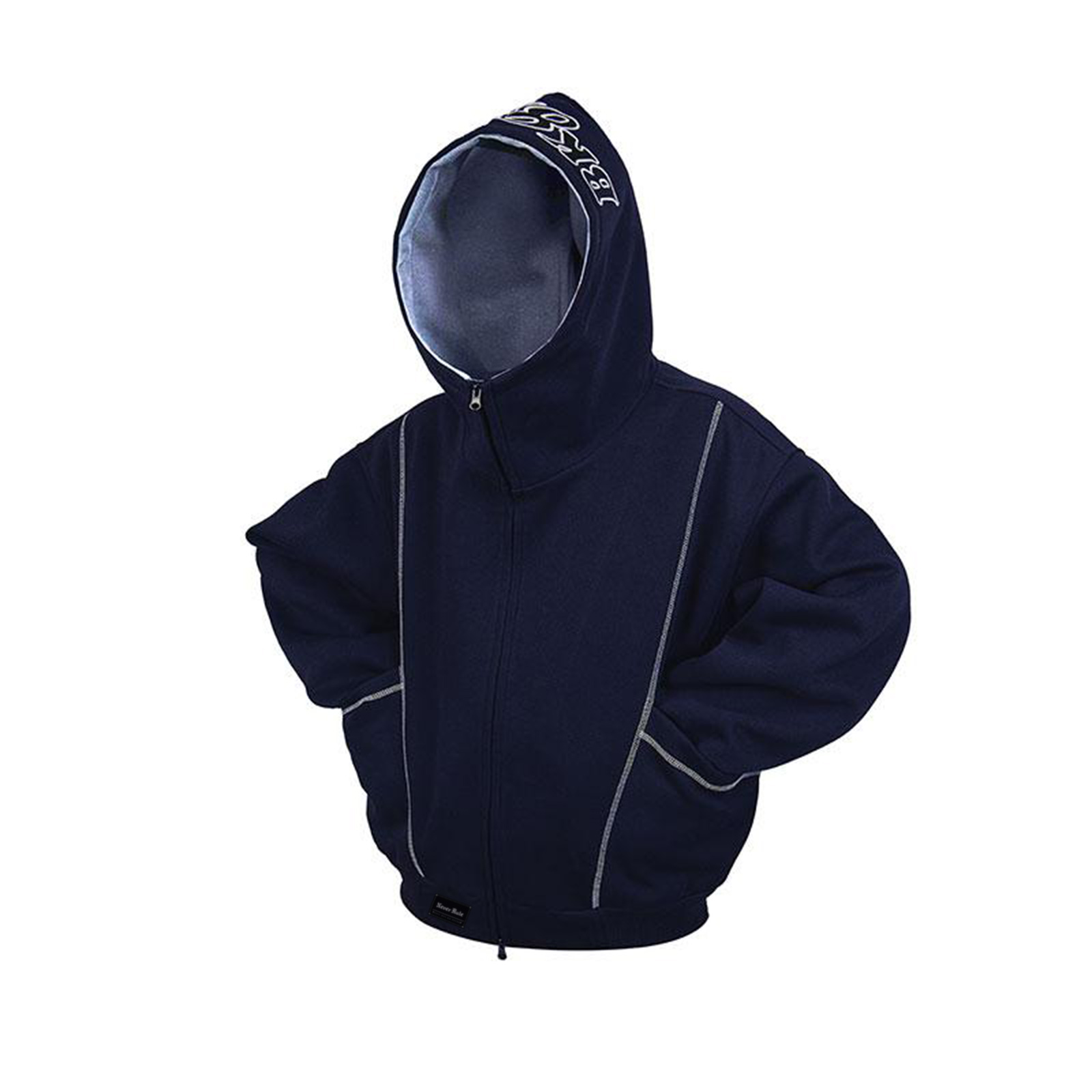 

Толстовка Unisex Hooded Moderate Cardigan NEVER RULE, темно-синий