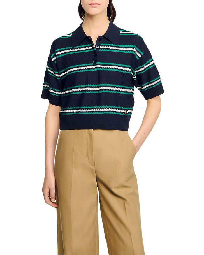 

Водолазка Polo Neck Sandro, синий