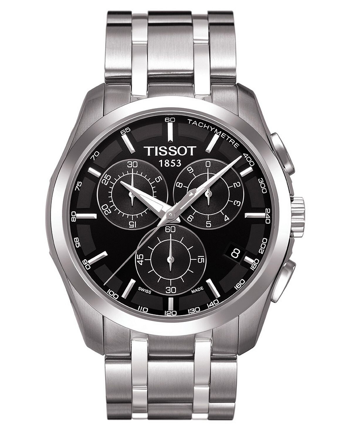 

Мужские часы-хронограф с браслетом из нержавеющей стали, 41 мм Tissot