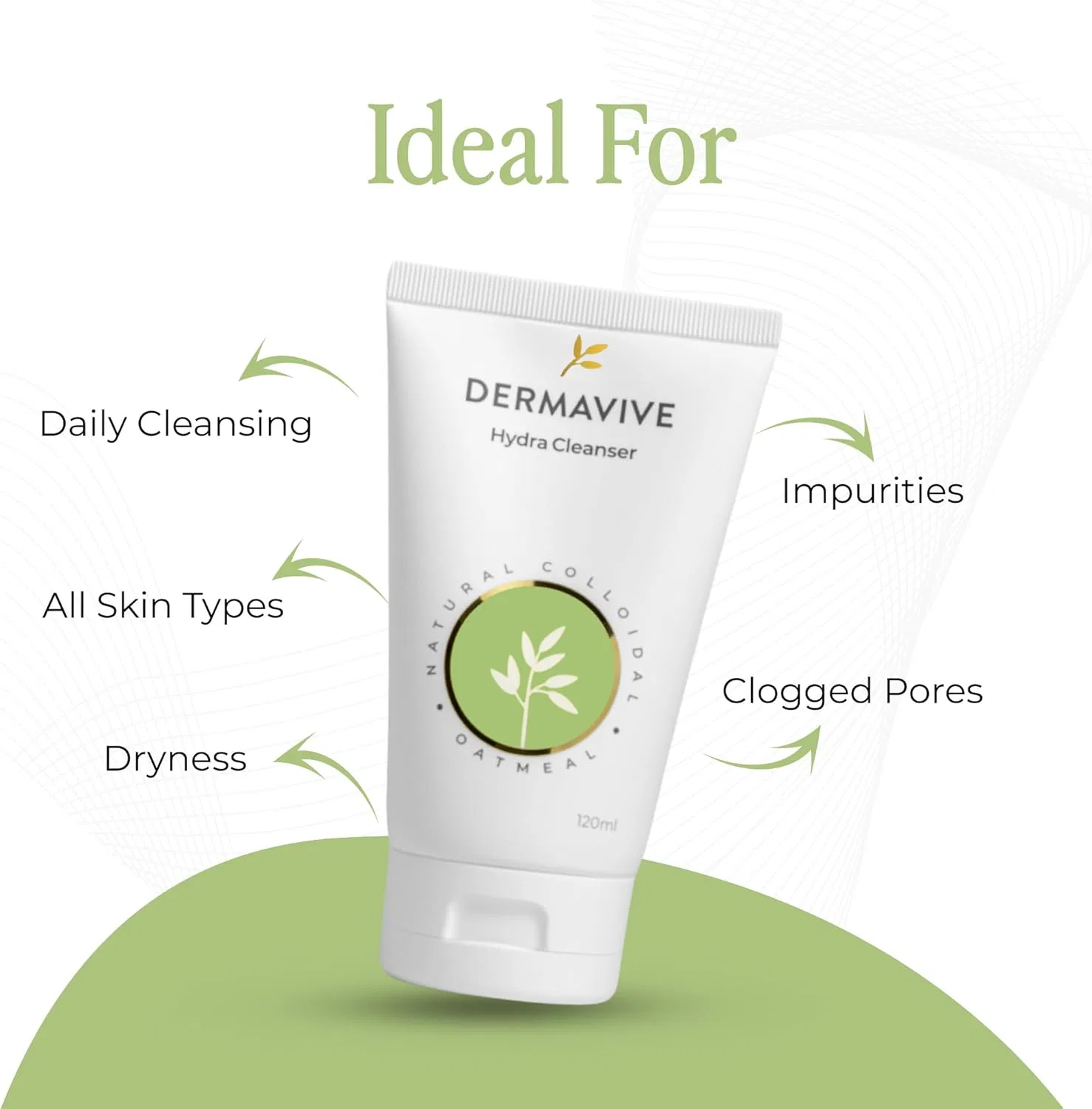 Гель для умывания Dermavive — Hydra Cleanser Orchid, 120 мл — фото 2