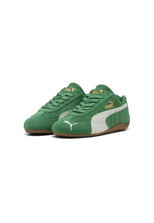 Кроссовки Puma Speedcat og jr, архивный зелёный-белый — фото 2