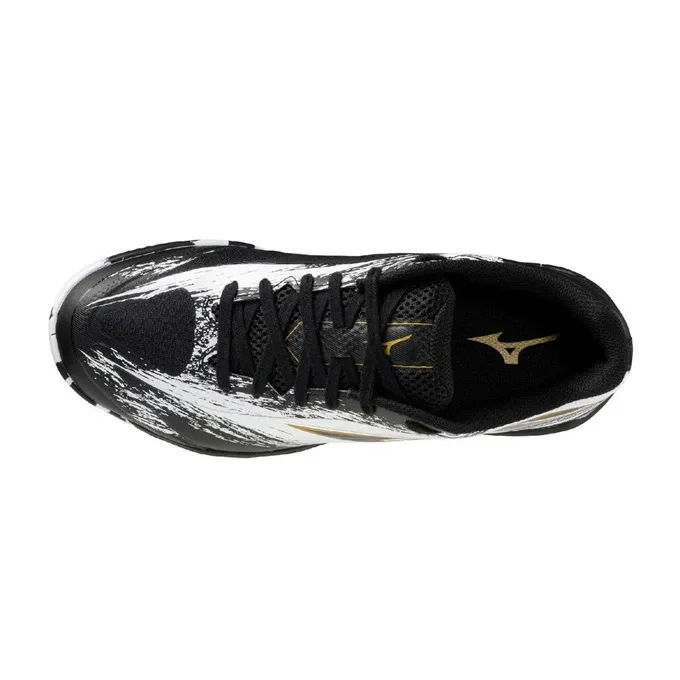 Унисекс кроссовки для настольного тенниса «Wave Medal 8» от Mizuno, White X Black (12) — фото 4