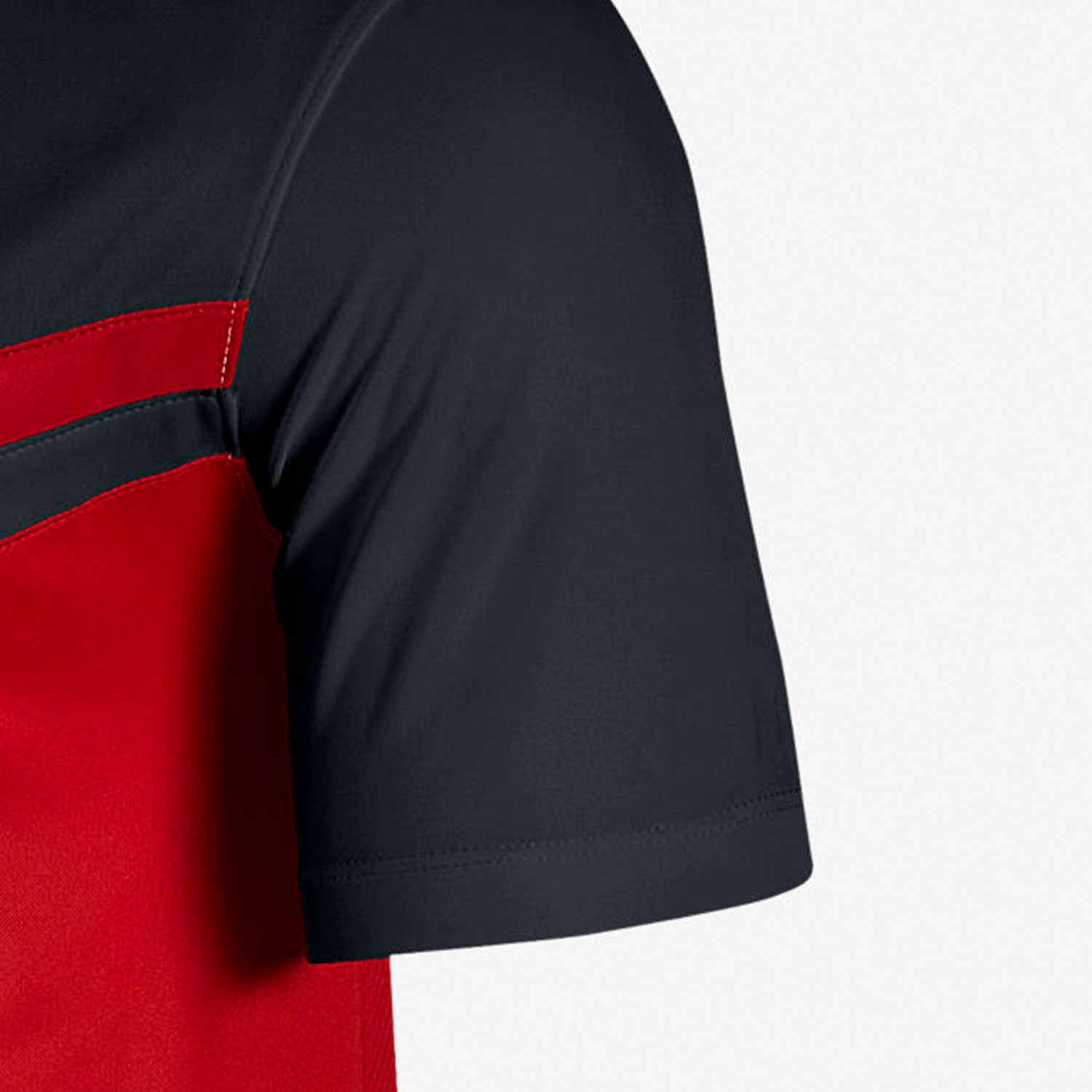 Nike Футболка Dri Fit мужская черная красная — фото 4