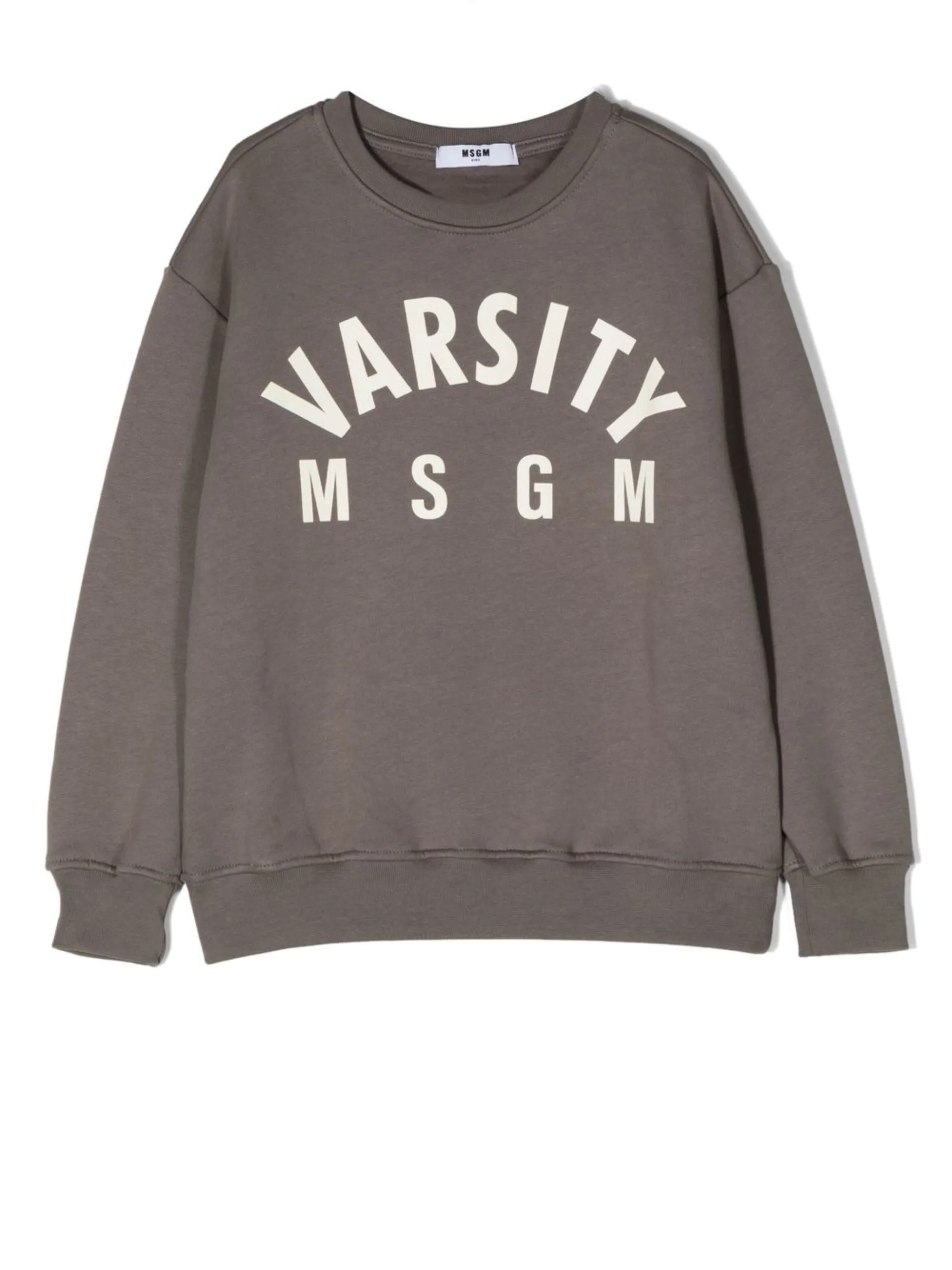 

Толстовка с логотипом Msgm Kids, серый