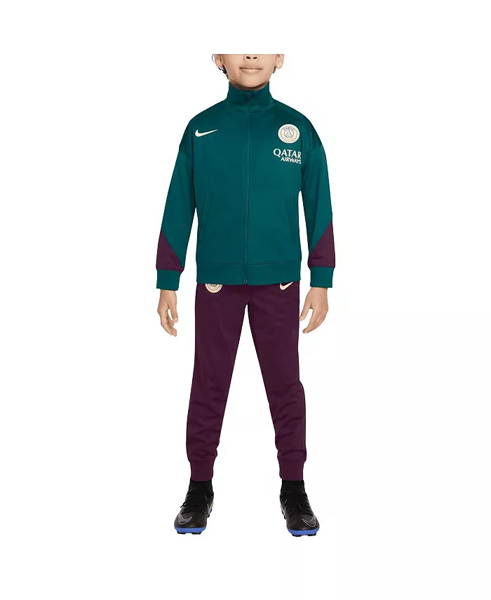 

Детский спортивный костюм Paris Saint-Germain 2024/25 Strike с молнией, цвет: бирюзовый/бордовый Nike