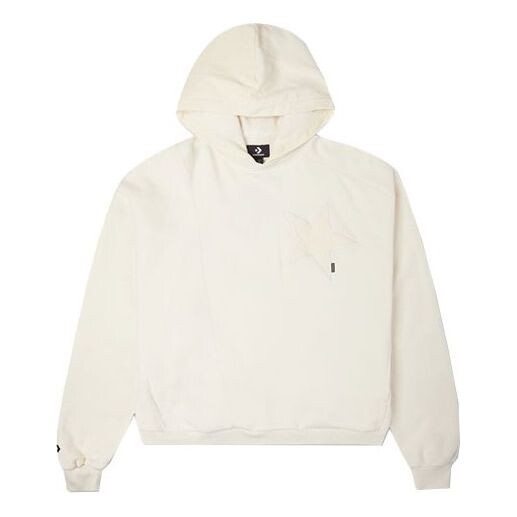 

Толстовка star hoodie 'milk white' Converse, белый