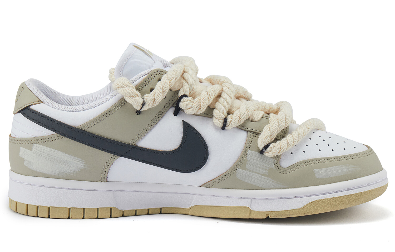 

Кроссовки Nike Dunk Skateboard Shoes Men Low-Top Brown White