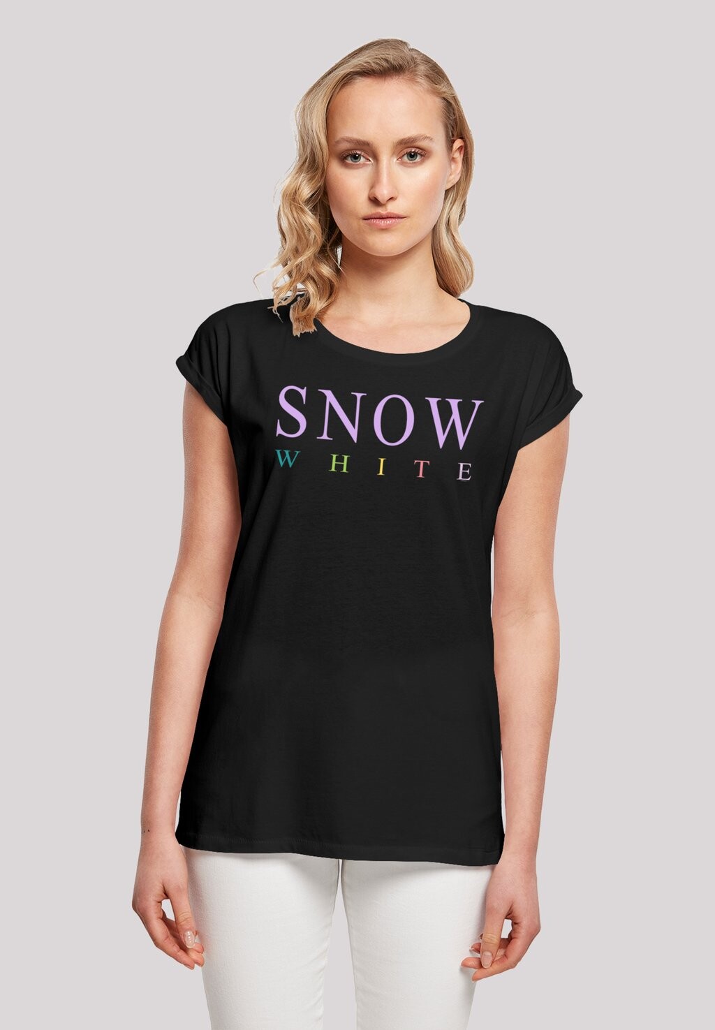 

Футболка с принтом DISNEY BOYS SNOW WHITE SCHNEEWITTCHEN F4NT4STIC, черный