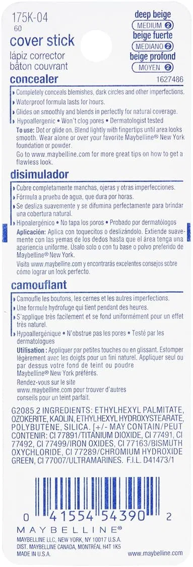 Консилер MAYBELLINE Cover Stick Concealer Medium 23 г — фото 3