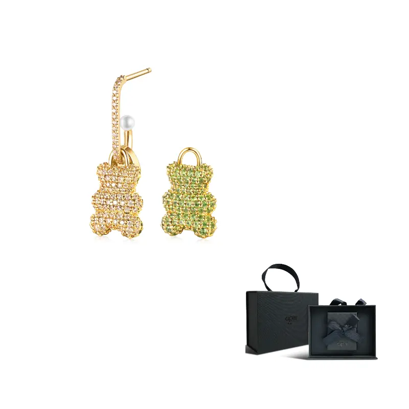 

Ювелирные украшения YUMMY из сплава унисекс gold/green Apm Monaco, золотой