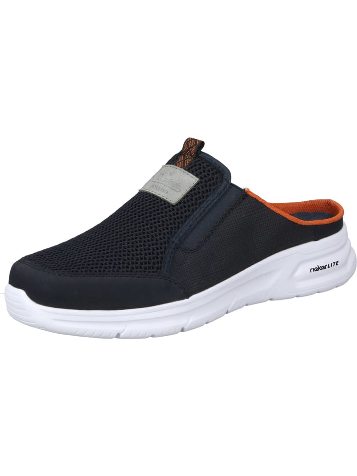 

Домашние тапочки rieker, цвет pazifik/navy/grigio