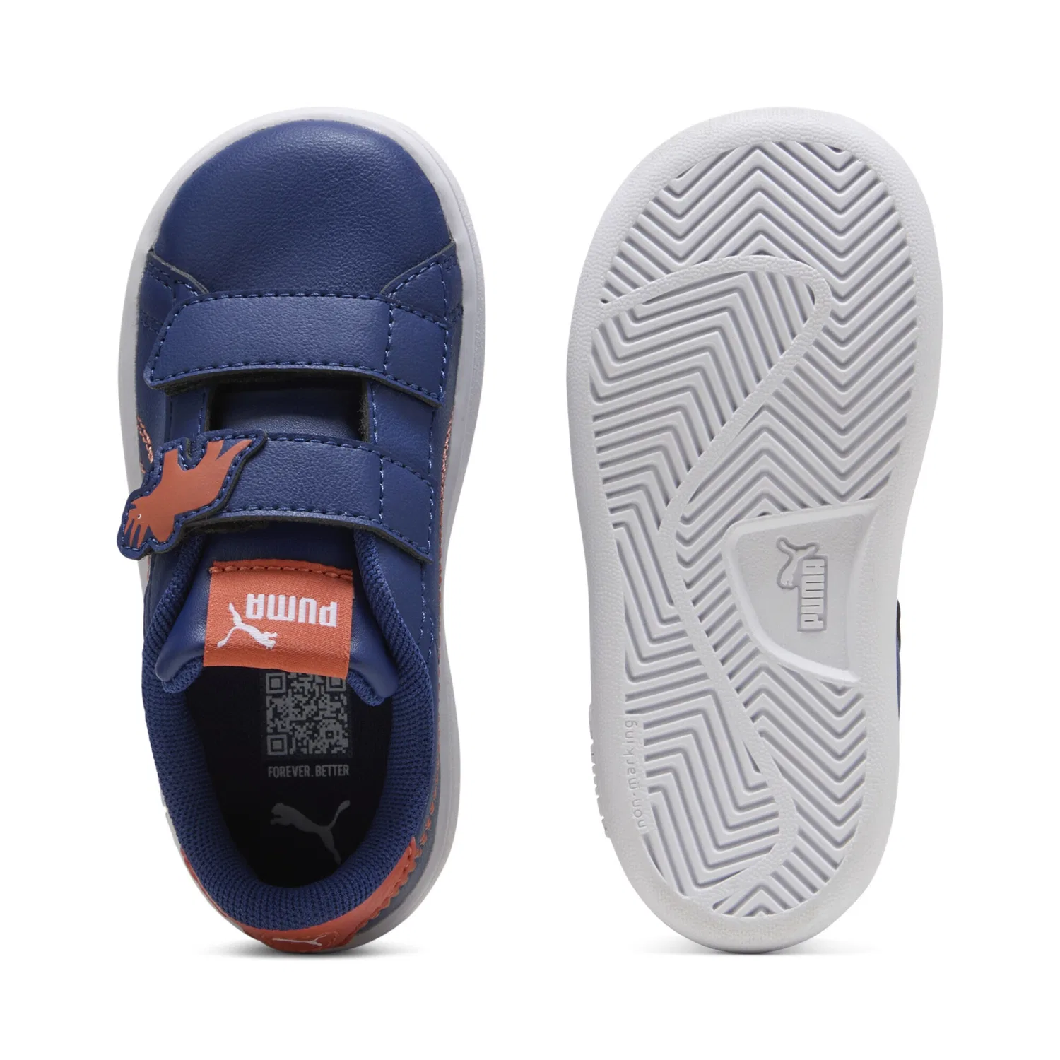 Кроссовки 'Smash 3.0 Dino' Puma, Blue — фото 4