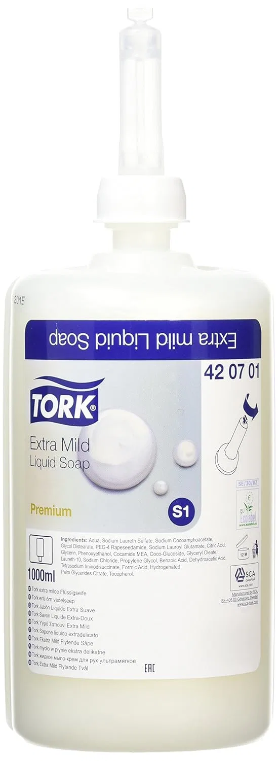 Жидкое мыло Tork Extra Mild, 6 штук Tork