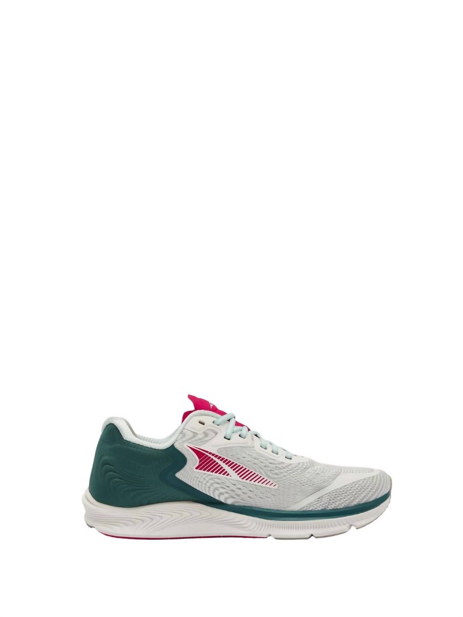 Женские беговые кроссовки Torin 5 в цвете темный бирюзовый и розовый ALTRA
